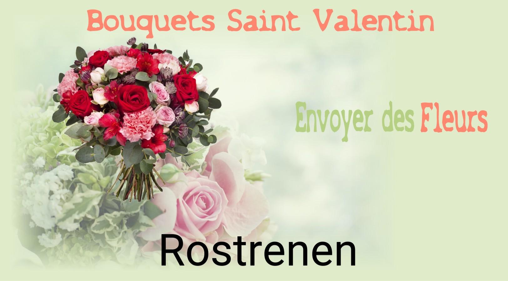Roses de Saint-Valentin livrées à Rostrenen